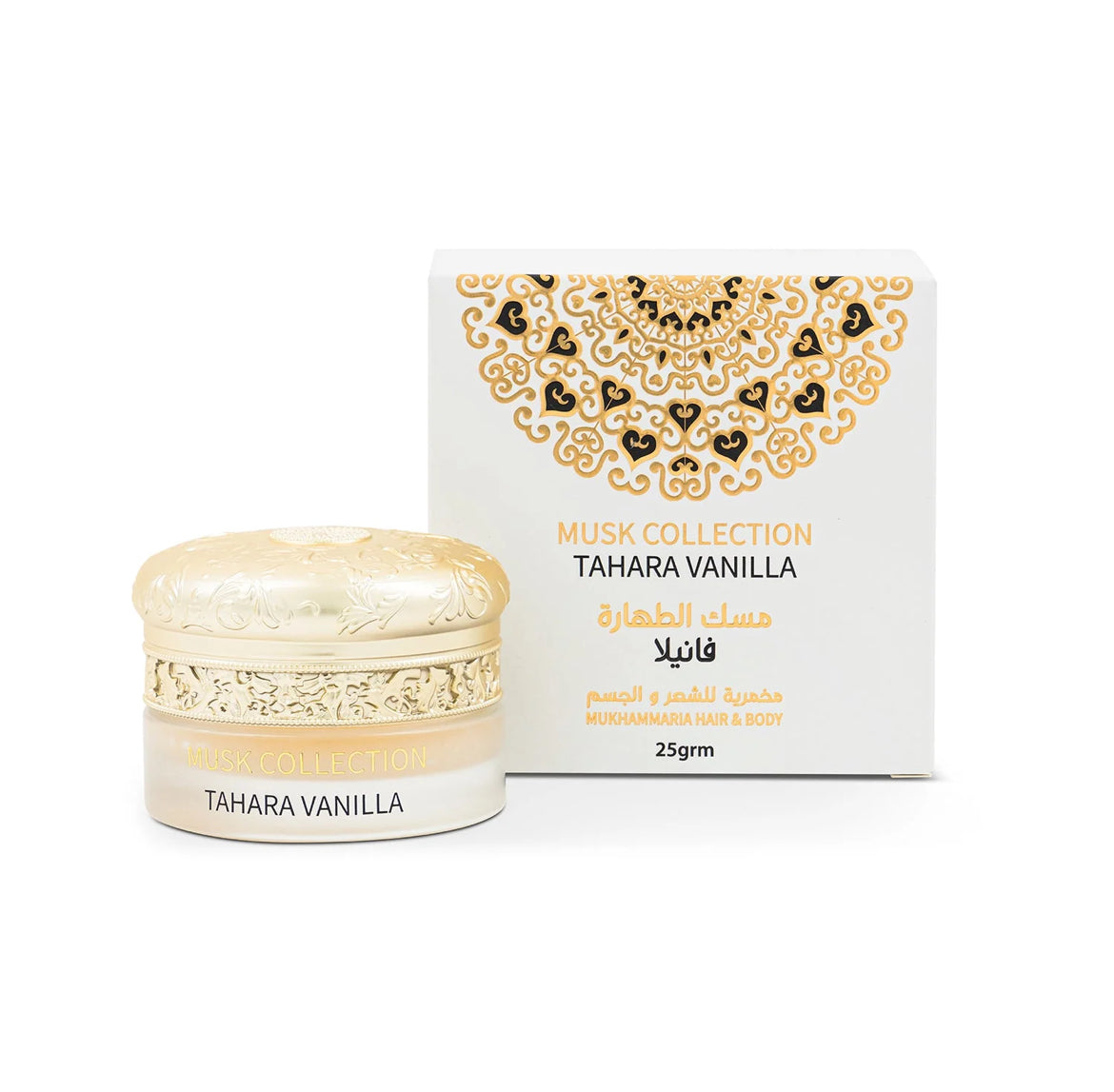Musk tahara vanilla Mukhmarria Gulf orchid for hair and body