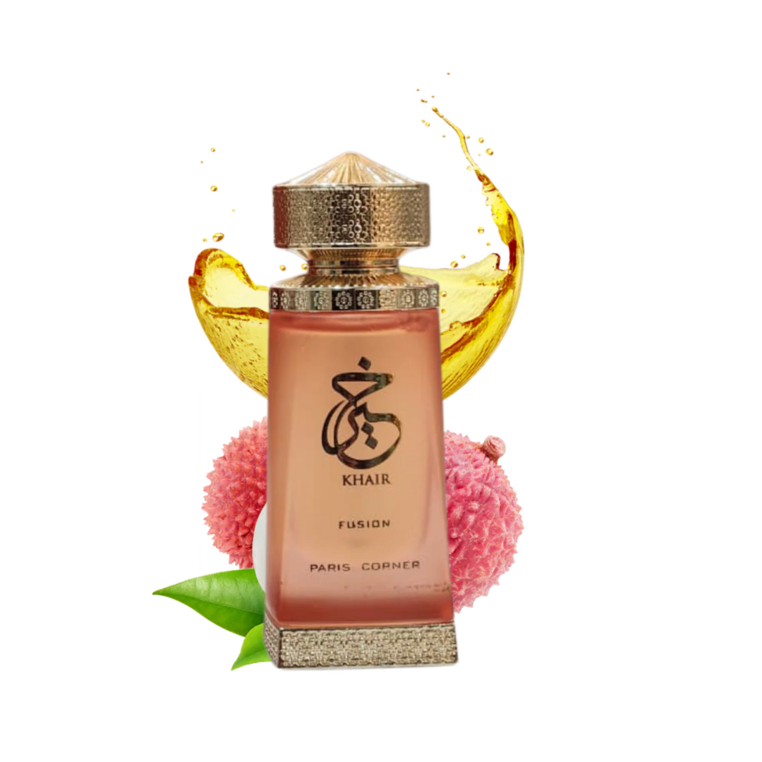 Khair Fusion perfume oil Paris Corner Missluxurious inspiration Kayali eden sparkling lychee