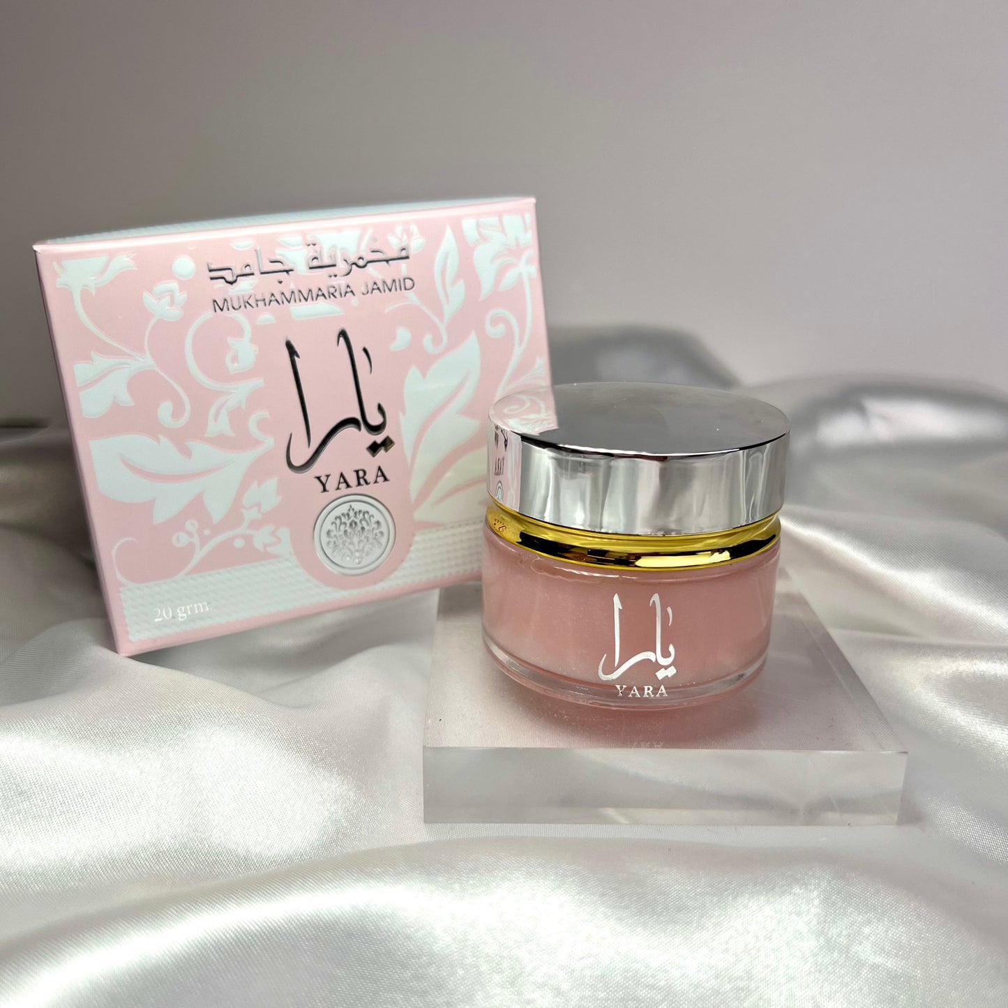 Yara pink perfume solid base mukhammaria Jamid