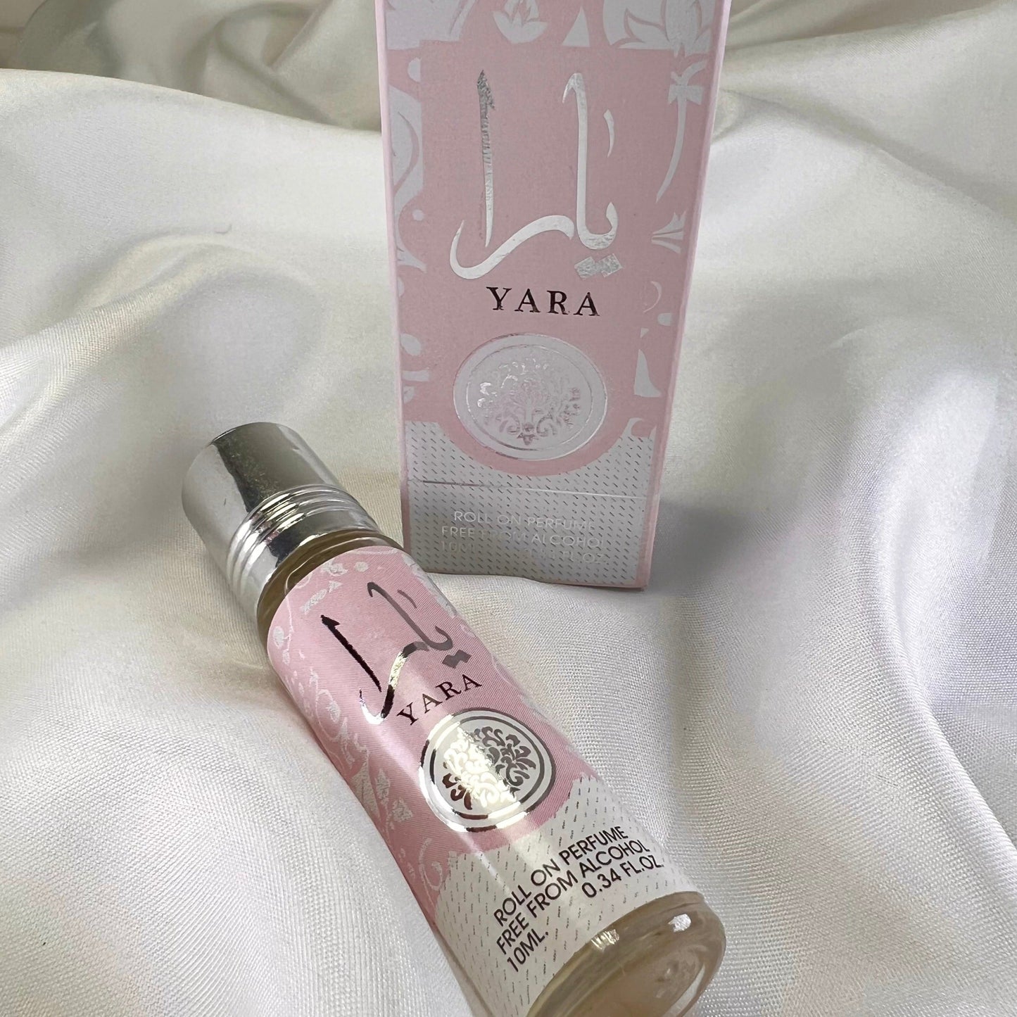 Yara pink Lataffa ard al zafaaran perfume oil roller