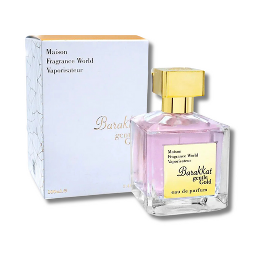 Barakkat Gentle Gold Maison Fragrance World inspired by dupe maison Francis kurkdijan Gentle Fluidity Missluxurious