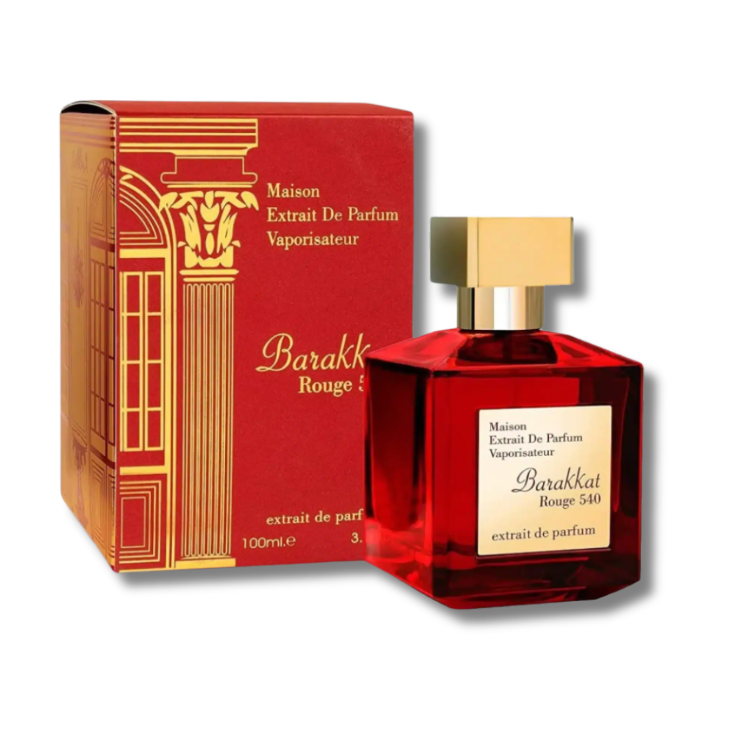 Barakkat Rouge 540 extra Fragrance world Inspired by dupe of Baccarat rouge extrait by Maison Francis. Kurkdijan. Missluxurious 