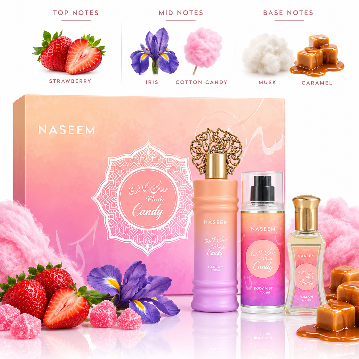 Musk Candy giftset Naseem (Musk Tahara)