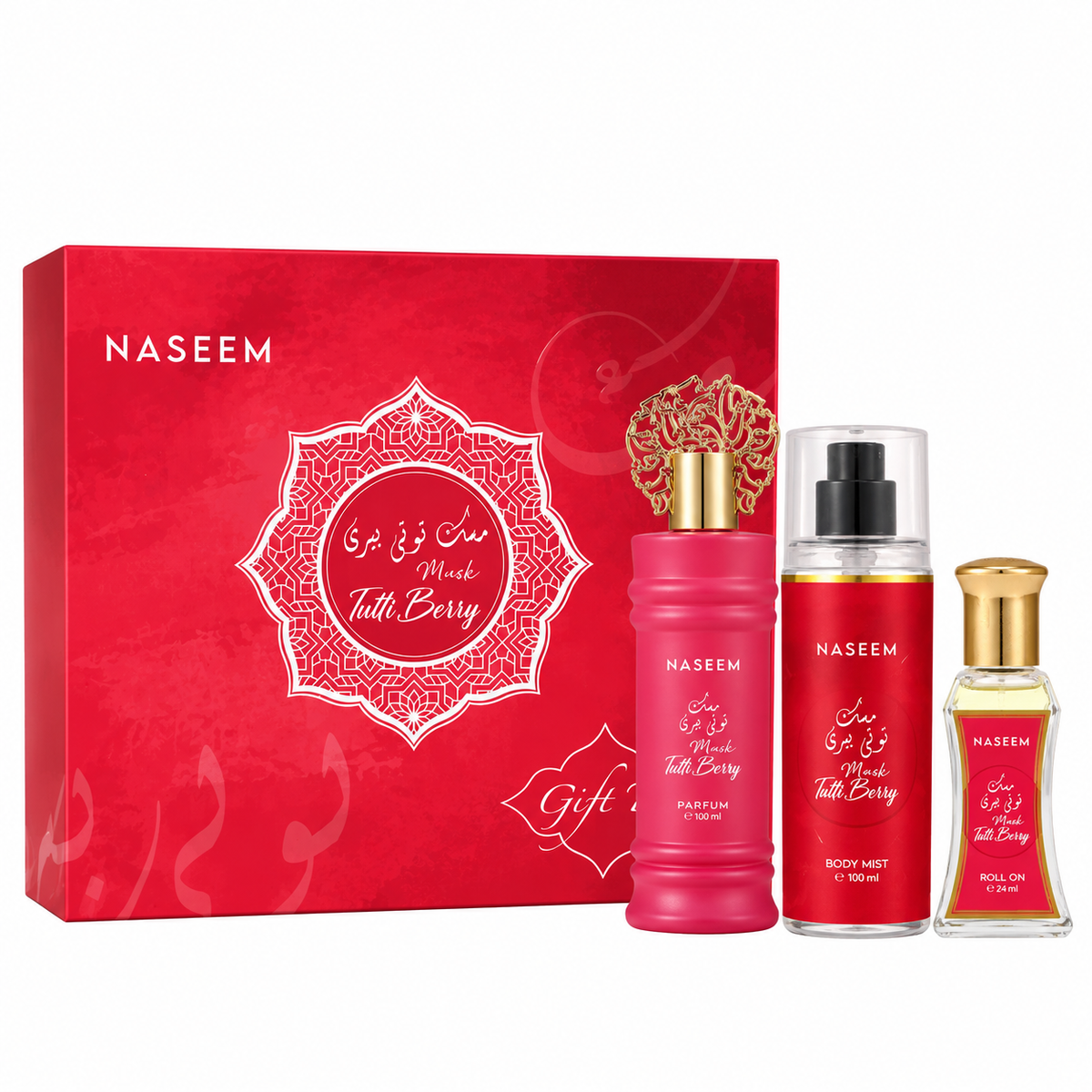 Tutti Berry giftset Naseem (Musk Tahara)