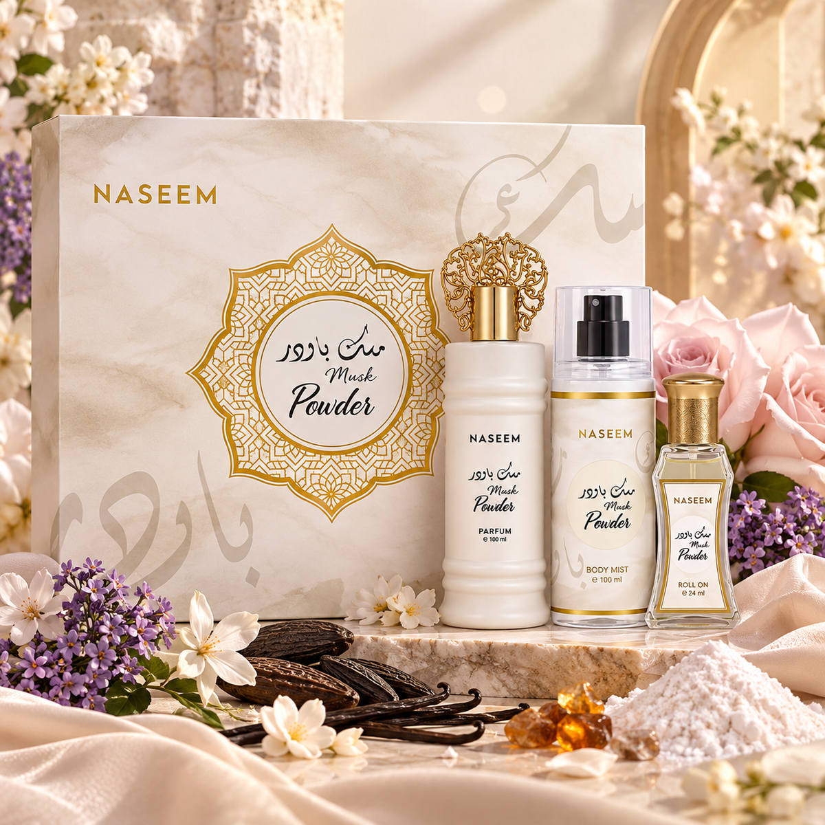 Musk Powder Giftset Naseem (Musk Tahara)