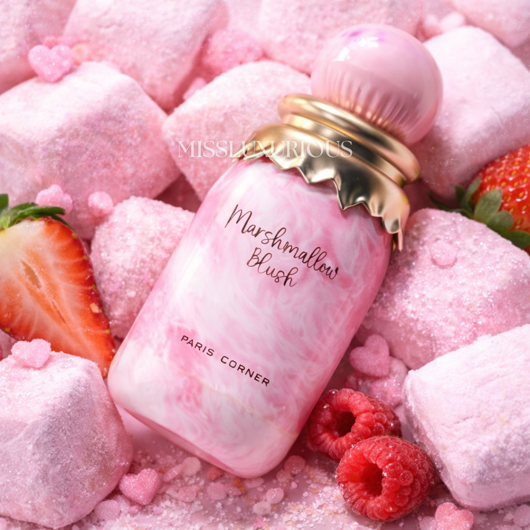 Marshmallow Blush Paris Corner 50ml kayali yum boujee marshmellow dupe Missluxurious