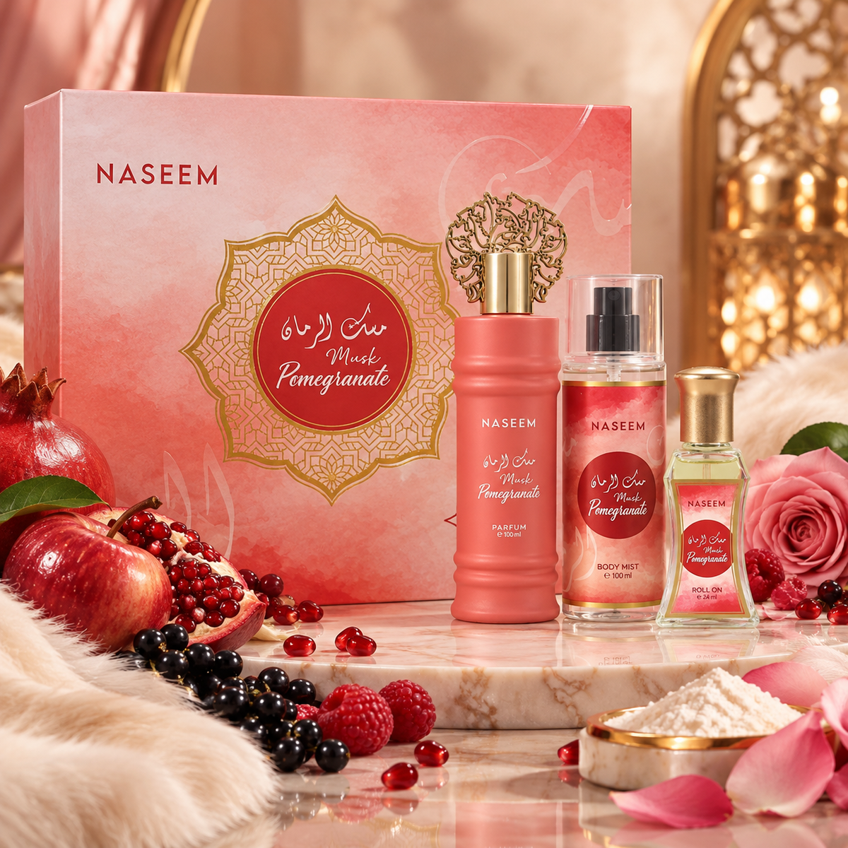 Pomegranate Giftet Naseem Musk Tahara Missluxuruious.