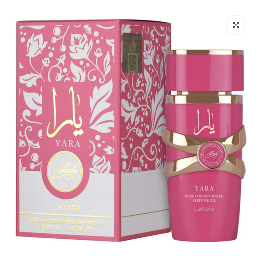 Yara candy concentrated perfume oil Lattafa  Missluxurious