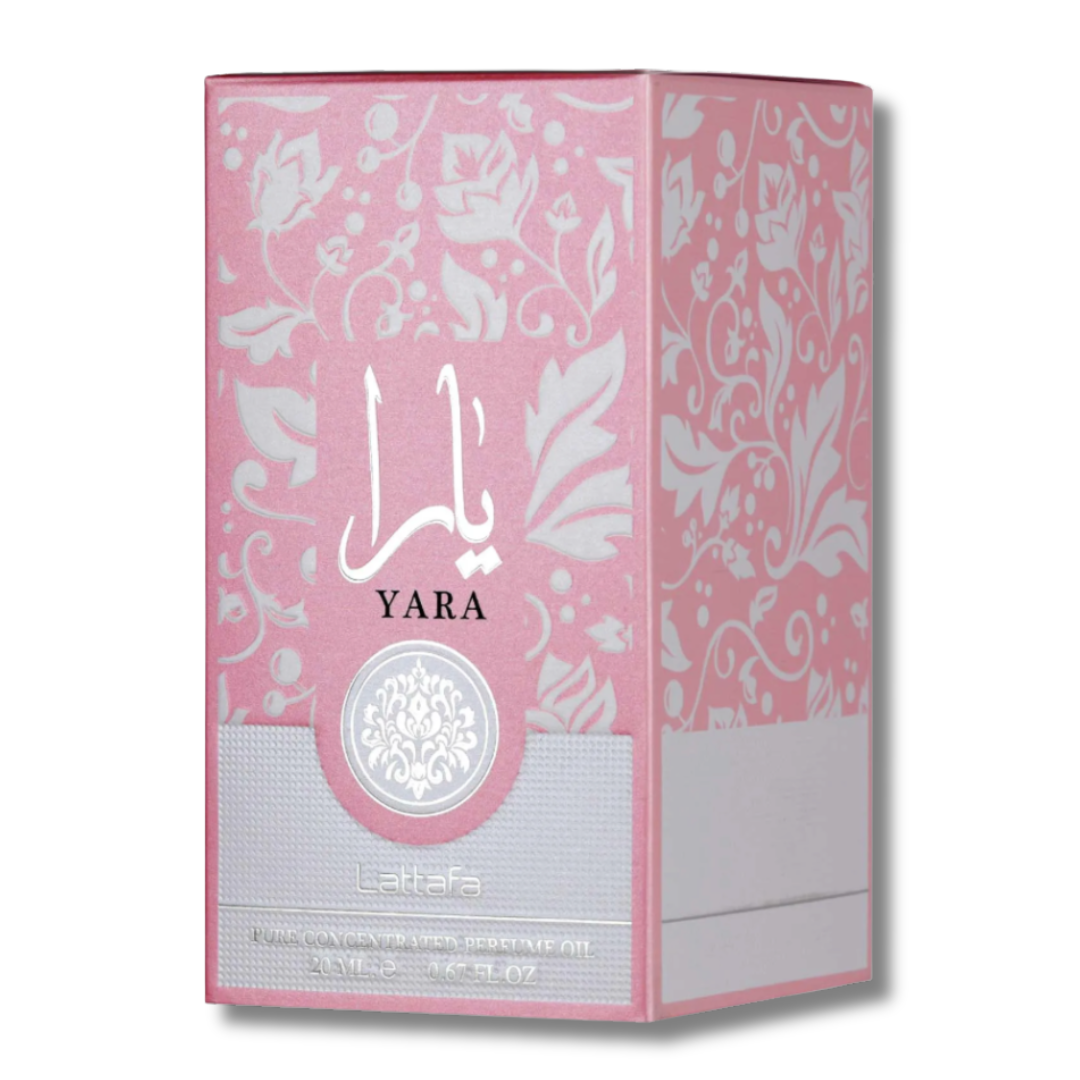 Yara pink concentrated perfume oil Lataffa Missluxurious